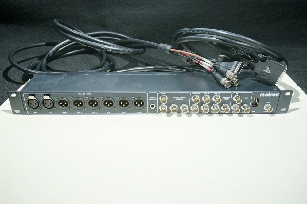 Matrox Axio Board Set and Breakout Box
