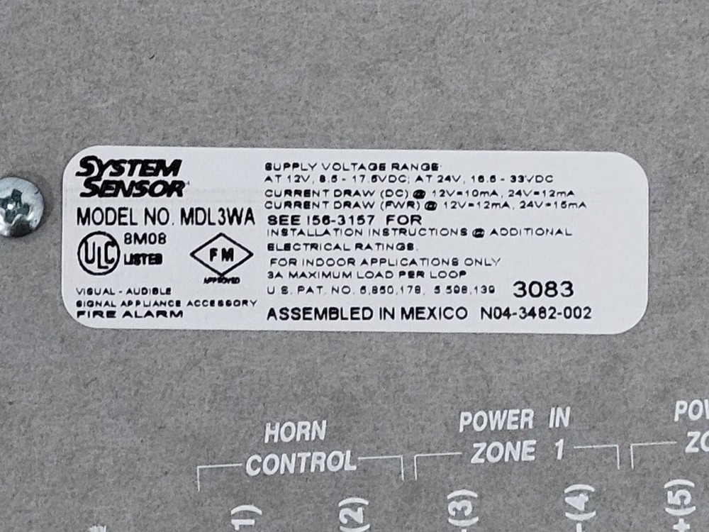 SURPLUS NEW System Sensor MDL3WA Sync Circuit Module – Safety