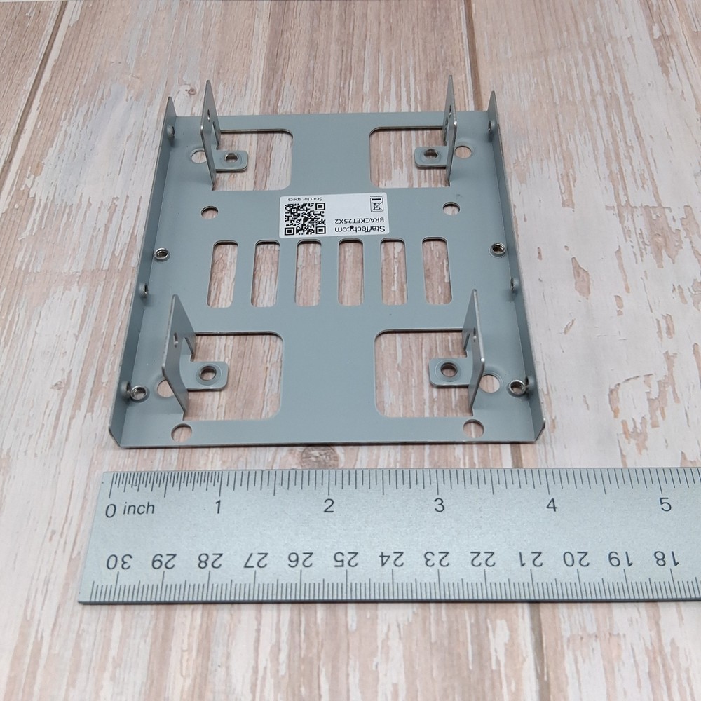StarTech 3.5" Mounting Kit for 2.5" SATA SSD/HDD Part# Bracket25X2 Open Box