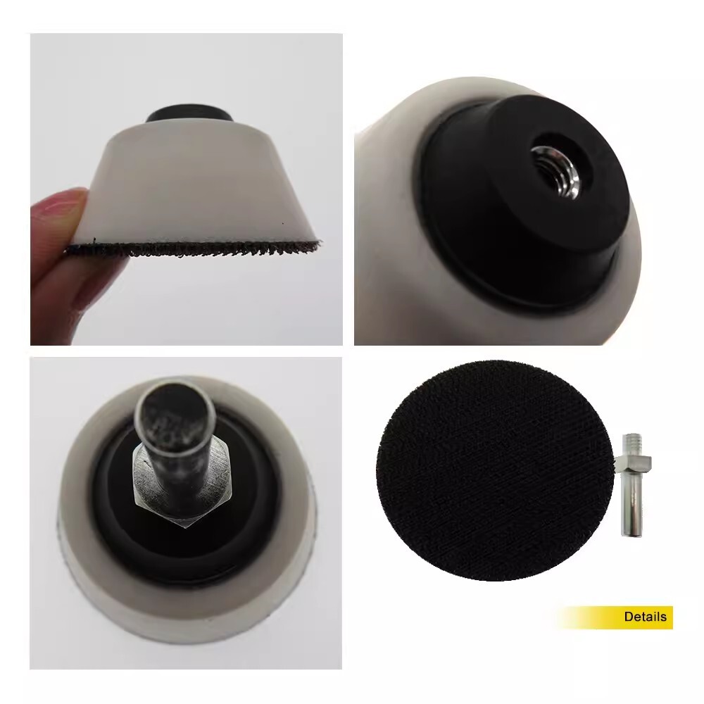 50mm 70mm M6 Thread Hook & Loop Sanding Backing Pad Discs For Sanding Disc Drill