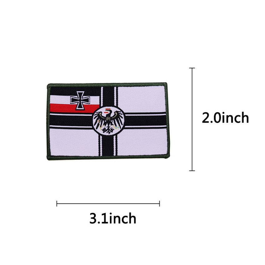 German Imperial Navy Battle Flag Iron On Patch