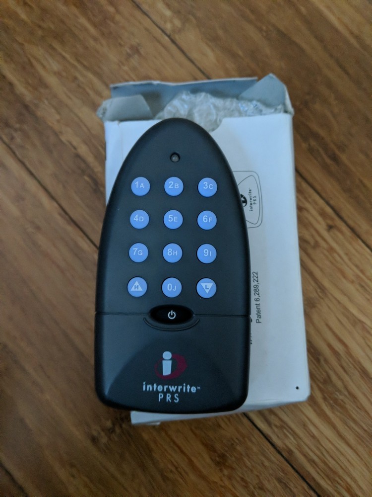 New Interwrite PRS PRS TX-01A Personal Response System Remote Control