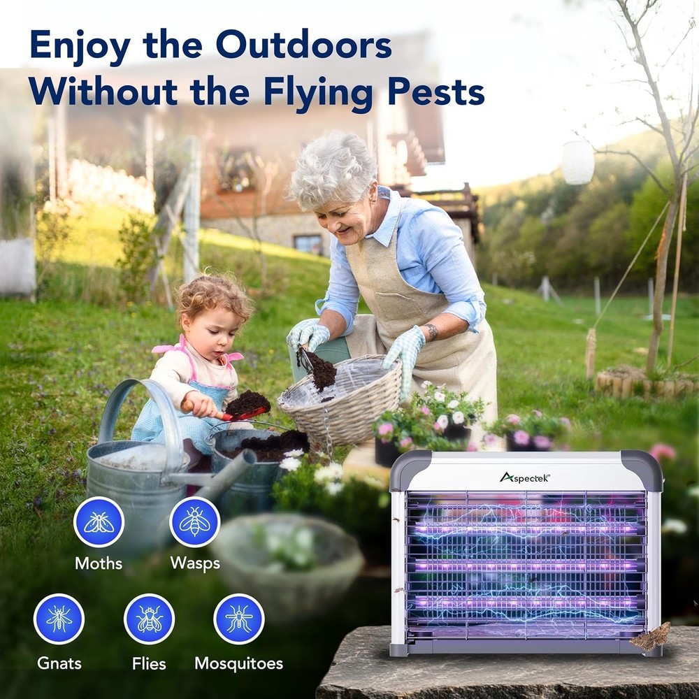 Energy-Efficient Indoor Bug Zapper with Dual-Wavelength Attraction Technology