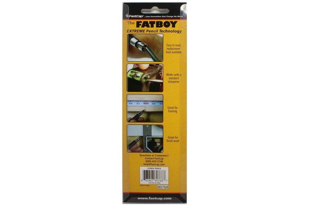 FastCap FatBoy Pencil Set for marking multiple material including wood