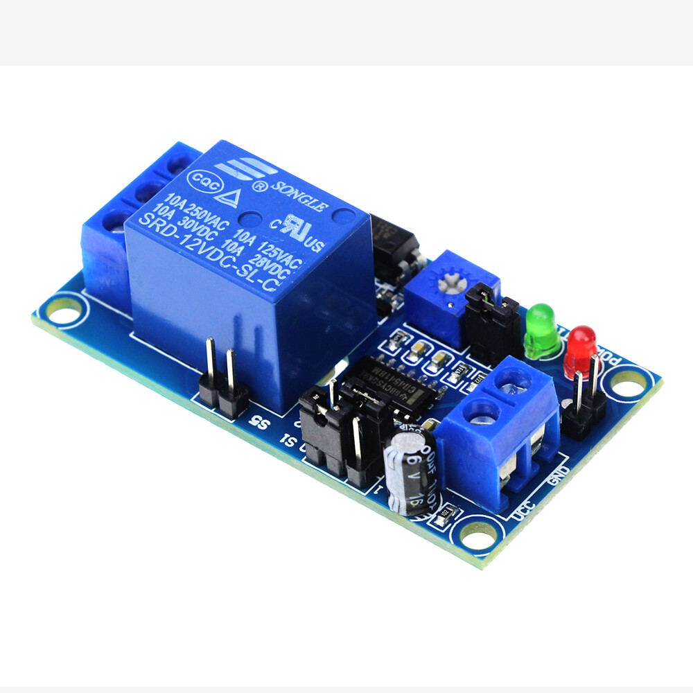 DC 12V Relay Delay Timer Switch Delay Turn on / Delay Turn off Module 10A