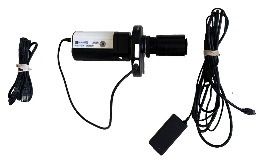 QImaging Retiga 2000R 1394 Digital CCD Microscope Camera Optem Motorized Lens