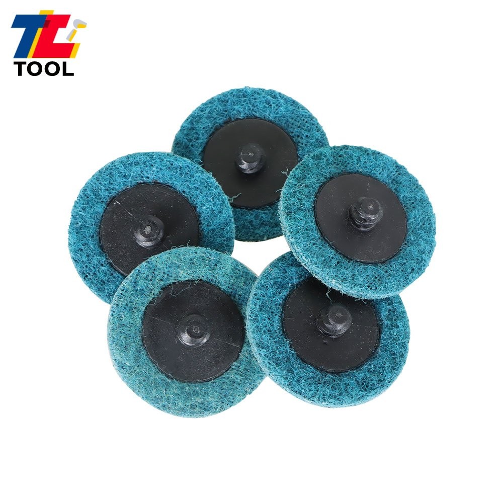 50Pcs 2" Fine Surface Conditioning Discs Roll Lock Grinder Sanding Pads
