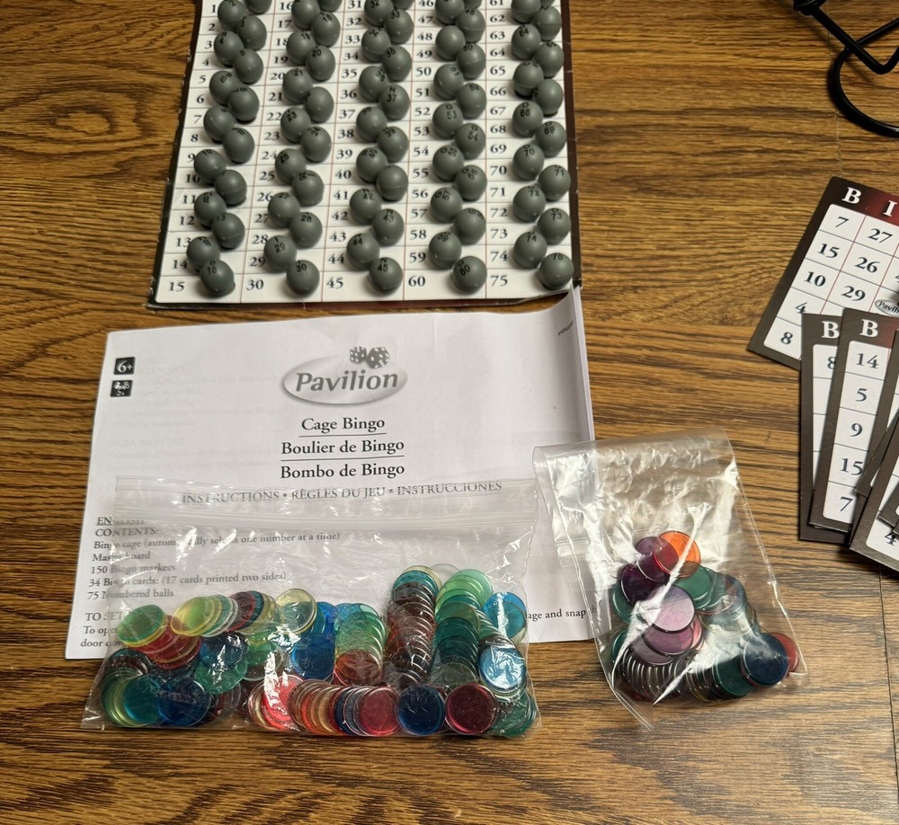 Pavilion Cage Bingo Complete in Original Box