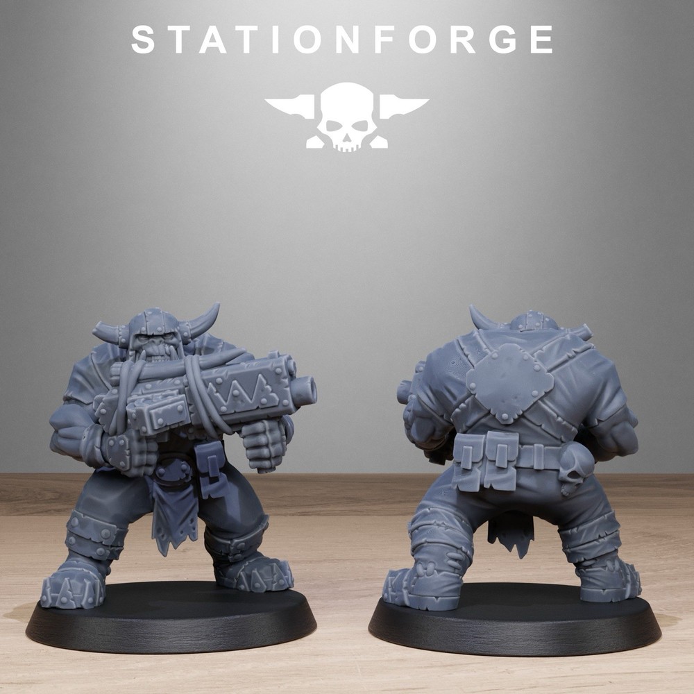 Orc Bros Infantry Unit, Stationforge