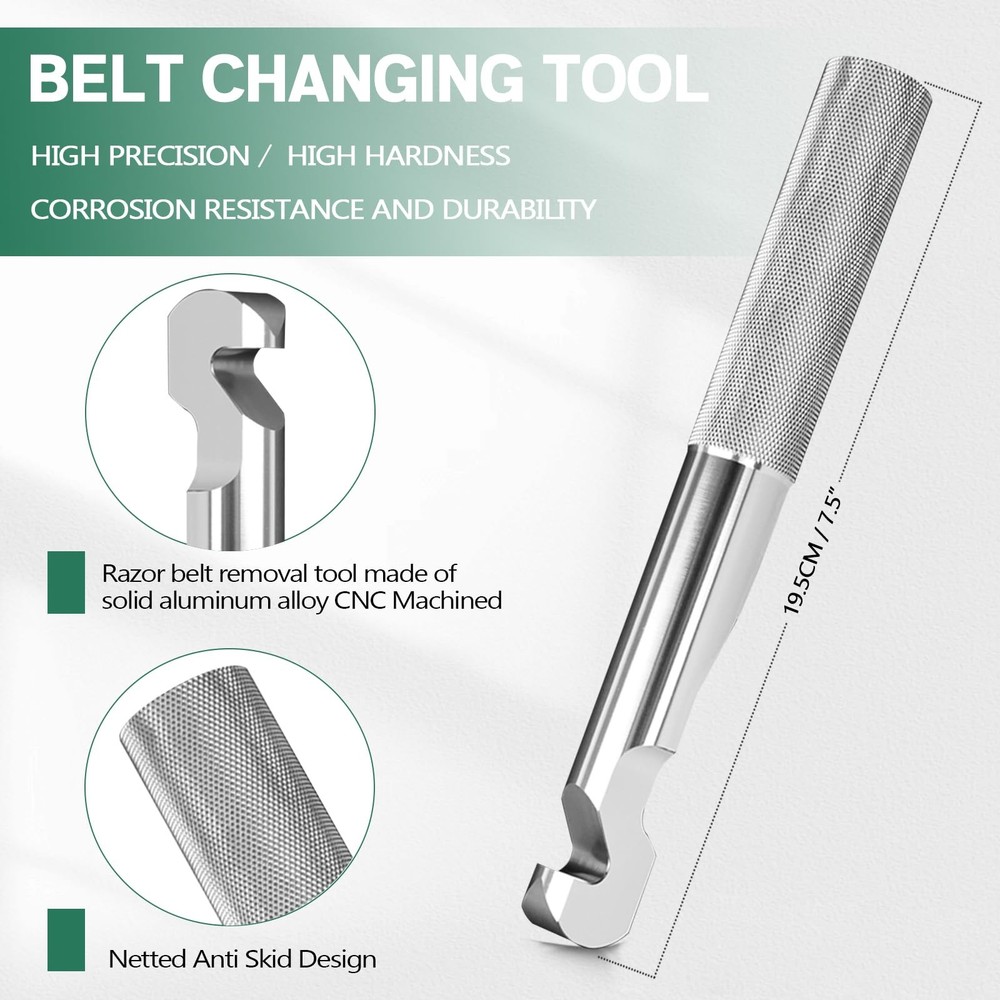 Xislet RZR Belt Changing Tool, Removal Tools Kit One Size, Silver