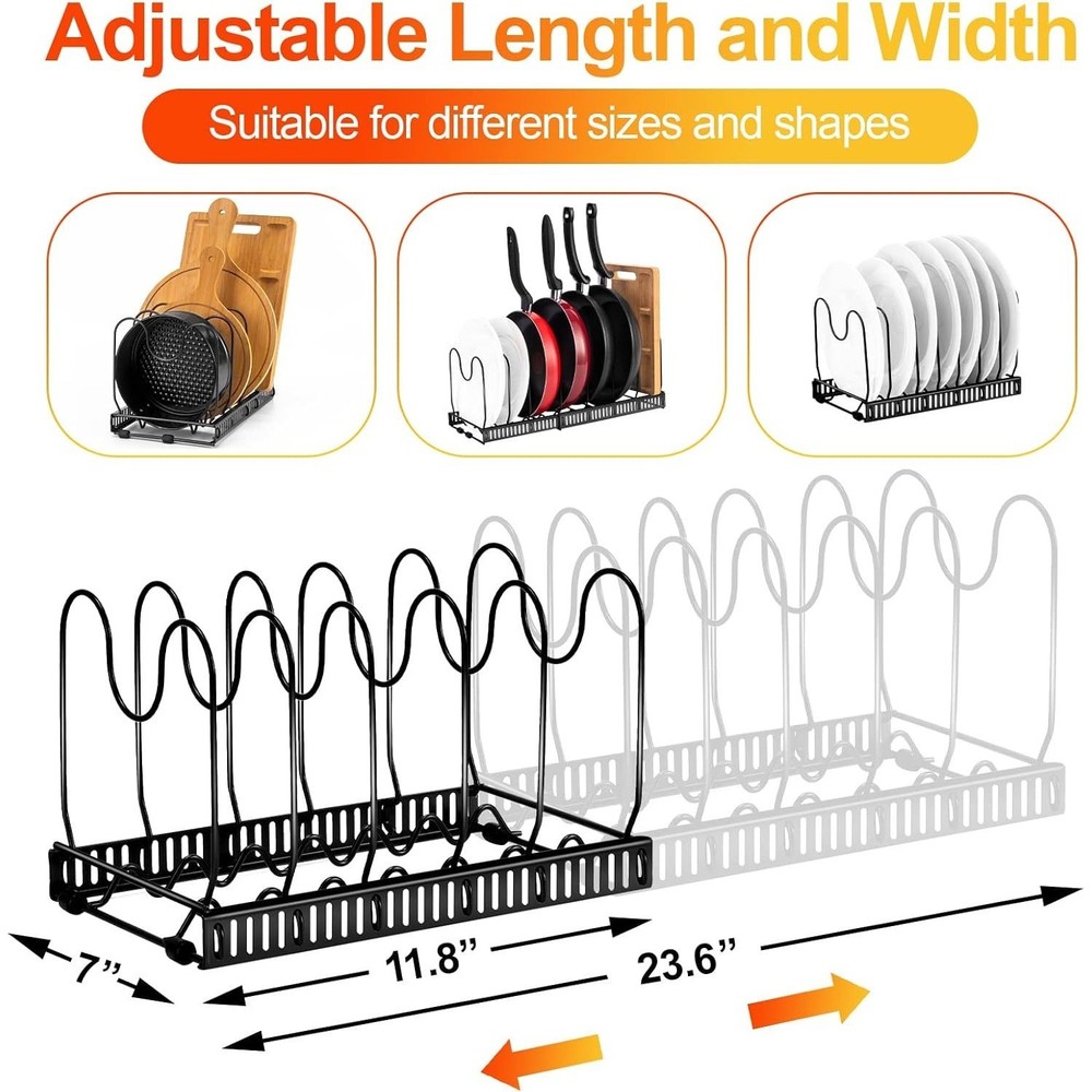 Pot Rack Organizer  Dish Rack