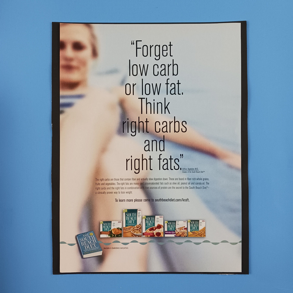 2005 South Beach Diet Print Advertisement