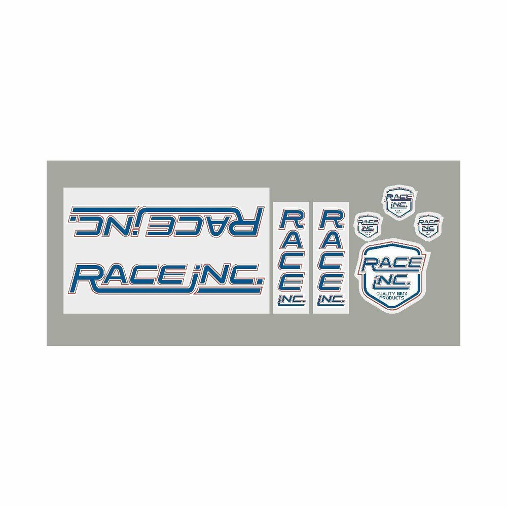 Race Inc. RA Decal set - red/white/blue