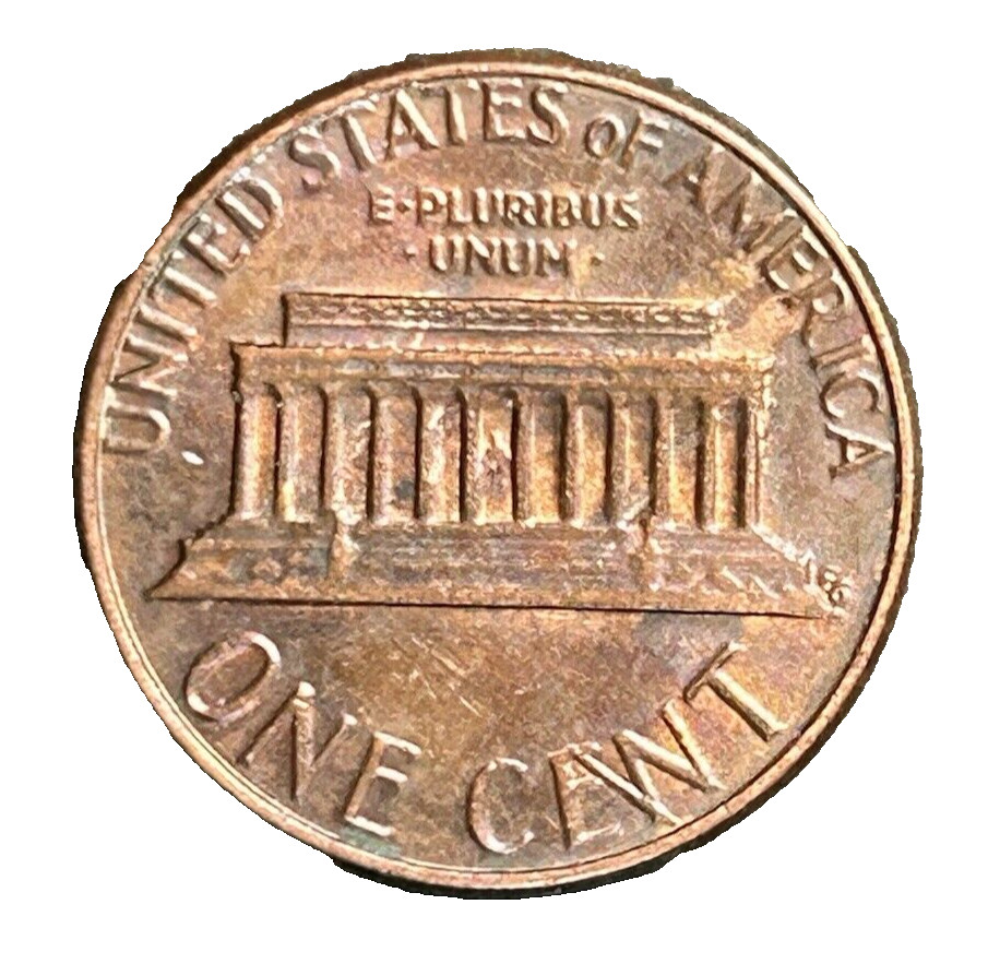 1983 D Cent Error On Reverse ( Cent spelled CEWT )