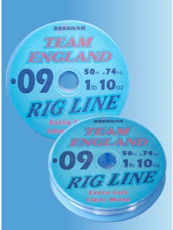 Drennan Team England Rig Line 50m - Available in various breaking strains