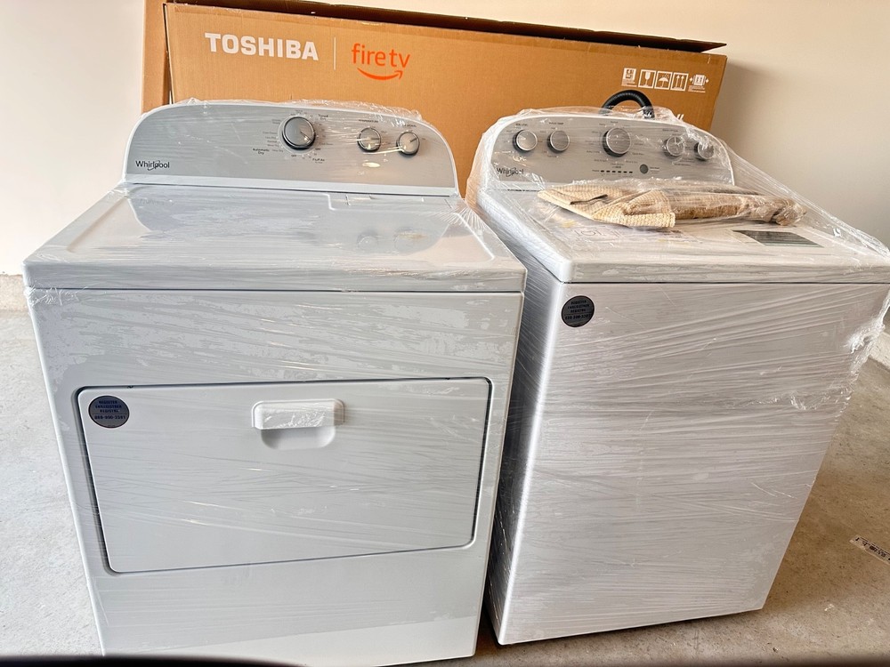 washing machine and dryer set new