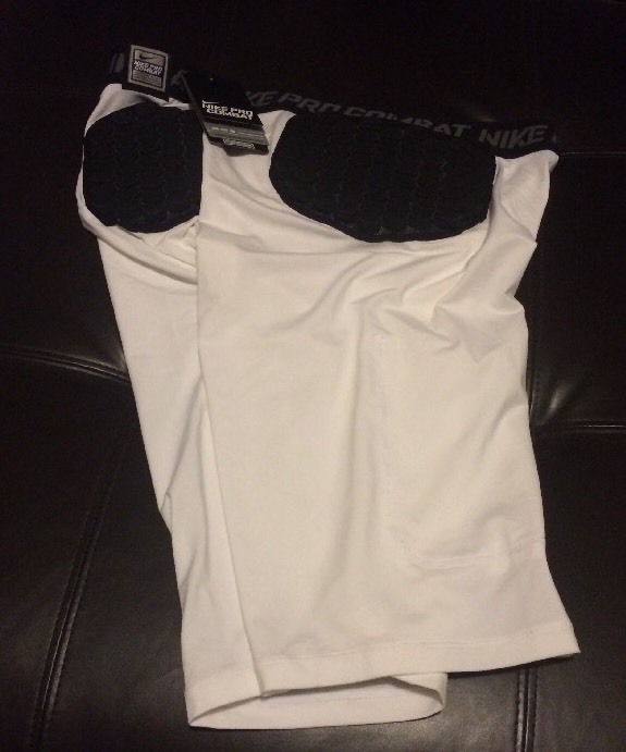 Nwt Nike Drifit Pro Combat Compression Shorts With Hip And Butt Pad Size 3XL D2