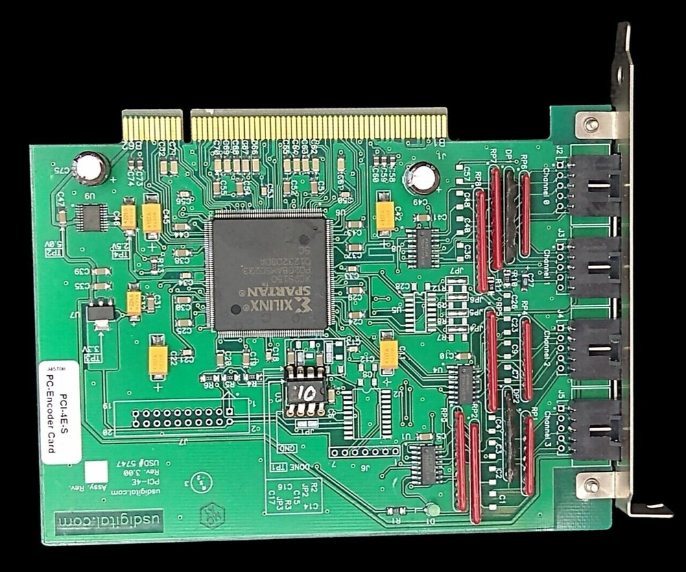 US Digital PCI-4E-S PC-Encoder PCI Interface Card Single Ended TTL Inputs