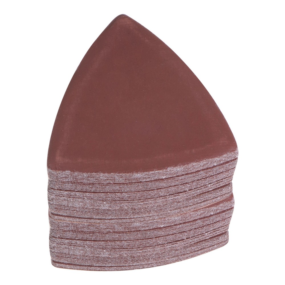120pcs 1500 Grits 80mm Aluminum Oxide Triangular Hook & Loop Sandpapers Pads