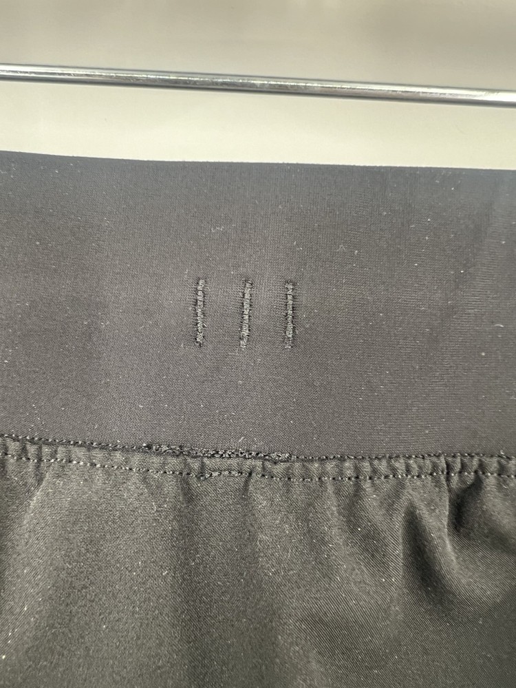 Lululemon Shorts Men Small Black Solid T.H.E Drawstring Pockets Linerless S