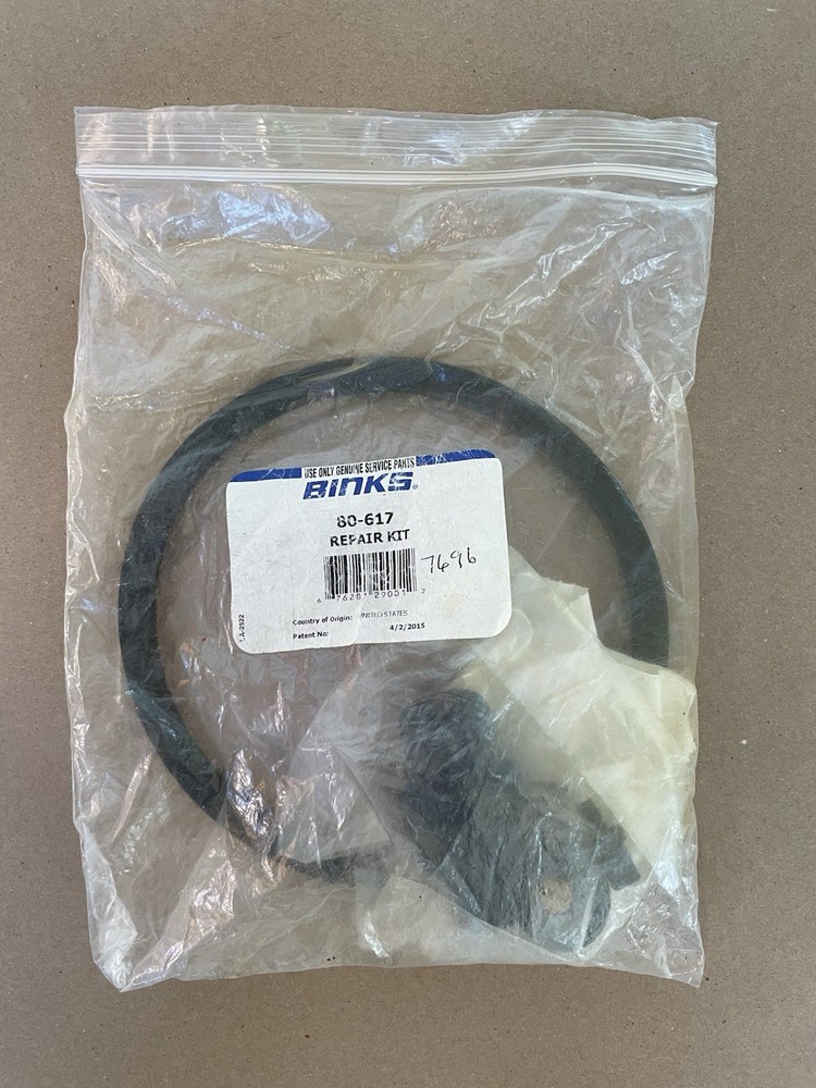 BINKS 80-617 REPAIR KIT. SG2 Plus