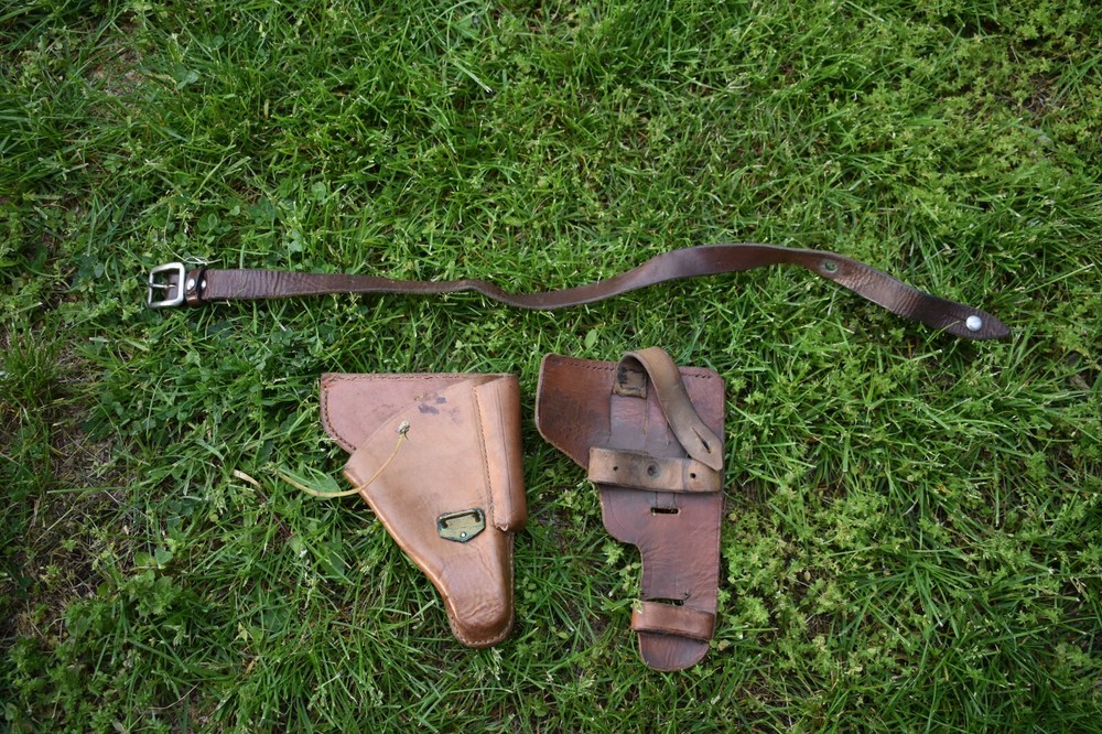 German holster and strap World War II