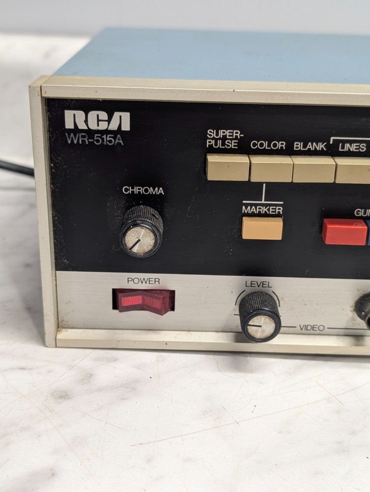 RCA Model Type # WR-515A Master CHRO-BAR Generator
