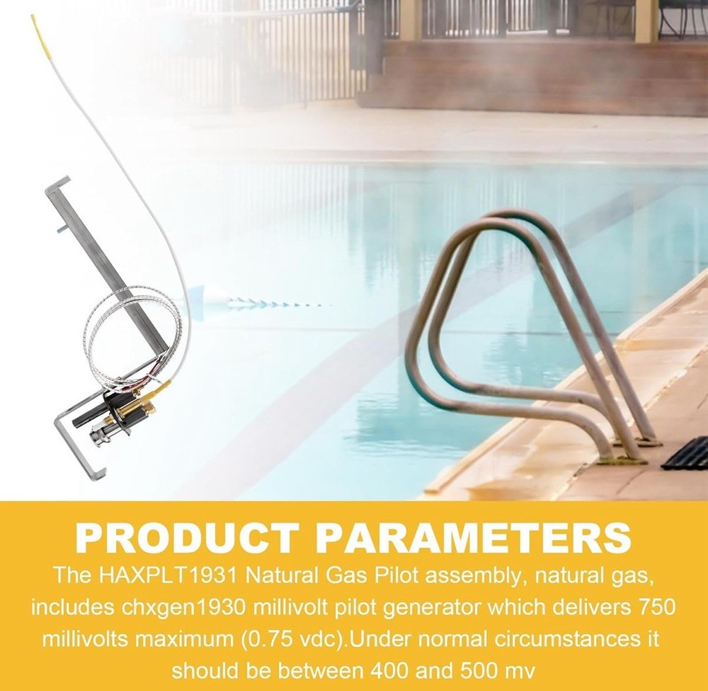 HAXPLT1931 Natural Gas Pilot Fits Hayward H-Series ED1 Style Gas Pool Heater