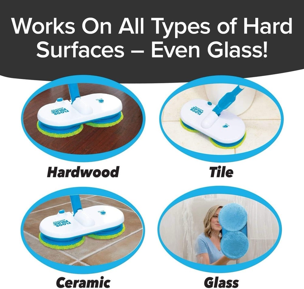 Floor Police Cordless Motorized Spin Mop by BulbHead
