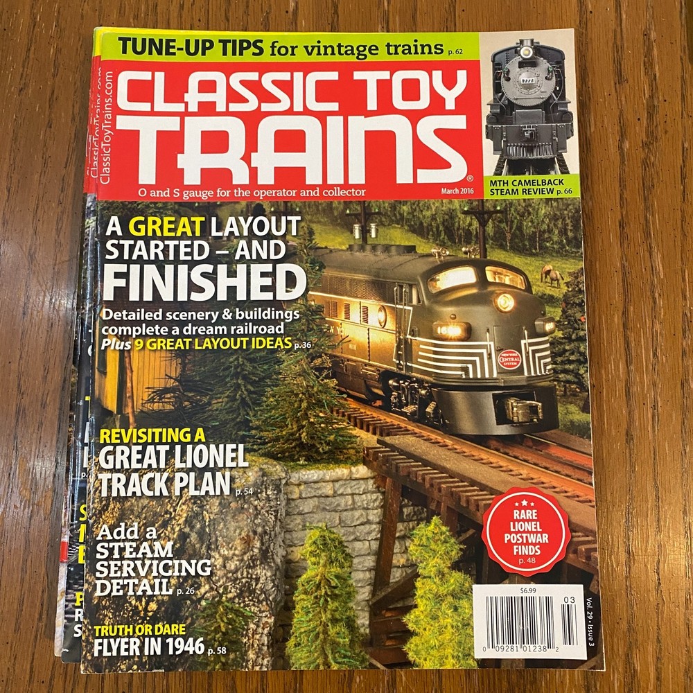 Complete 2016 Classic Toy Trains Magazine Collection – Kalmbach – 9 Issues