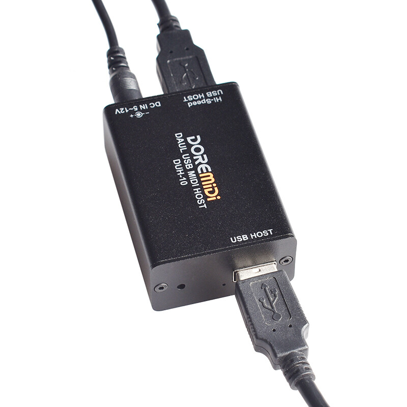 Dual USB MIDI Host Box Connects USB MIDI Devices High-speed USB MIDI Host