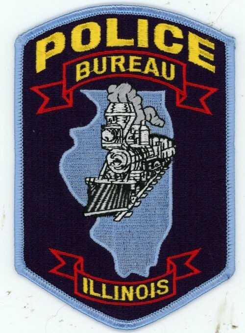 ILLINOIS IL BUREAU POLICE NICE SHOULDER PATCH SHERIFF TRAIN