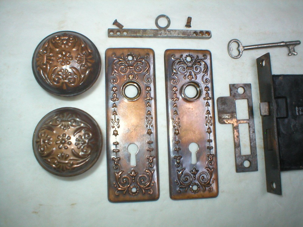 Antique Victorian Era Door Hardware