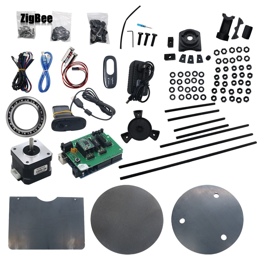 NEW 3D Open Source DIY 3D Scanner Kit Advanced Laser Scanner w/ C270 Camera 3D