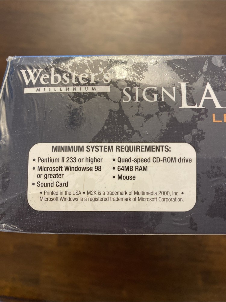 Multimedia 2000 American Sign Language Learning System (Windows) - 4 Pack