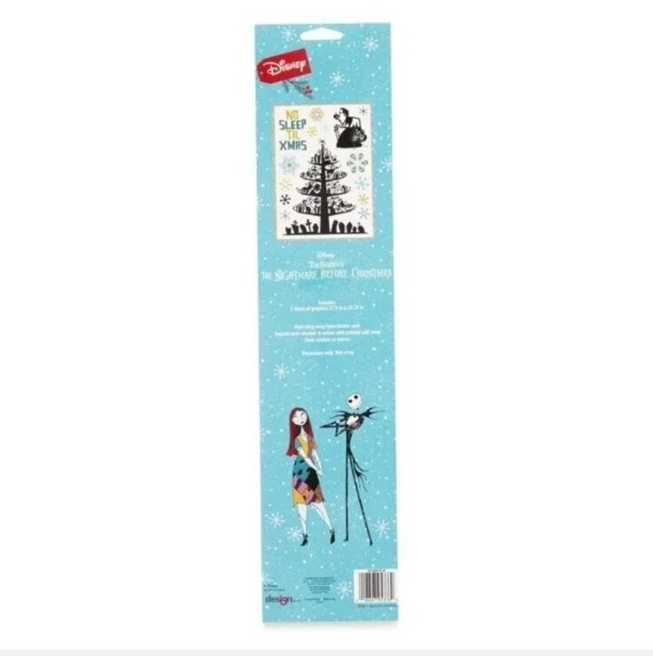 Disney Nightmare Before Christmas Tree Window Clings Peel & Stick Decal