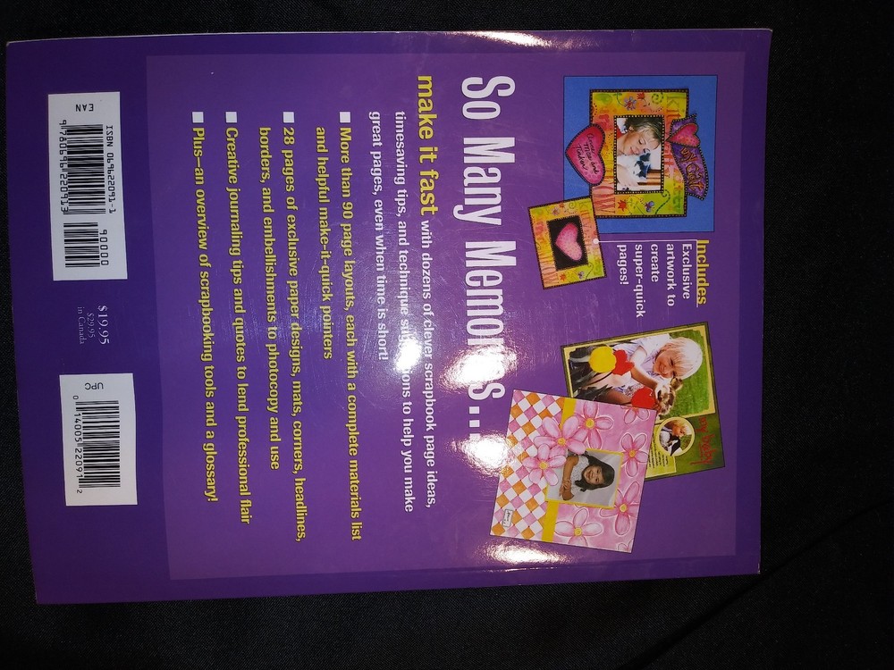Better Homes and Gardens Fast Scrapbooking Book