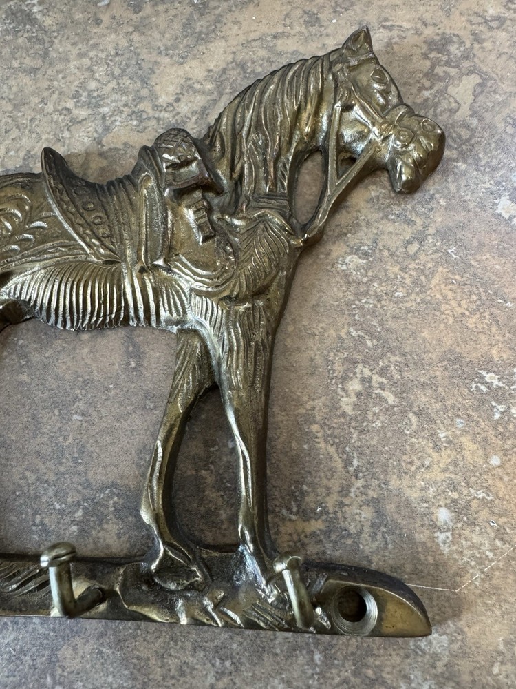 Brass Horse Key Holder