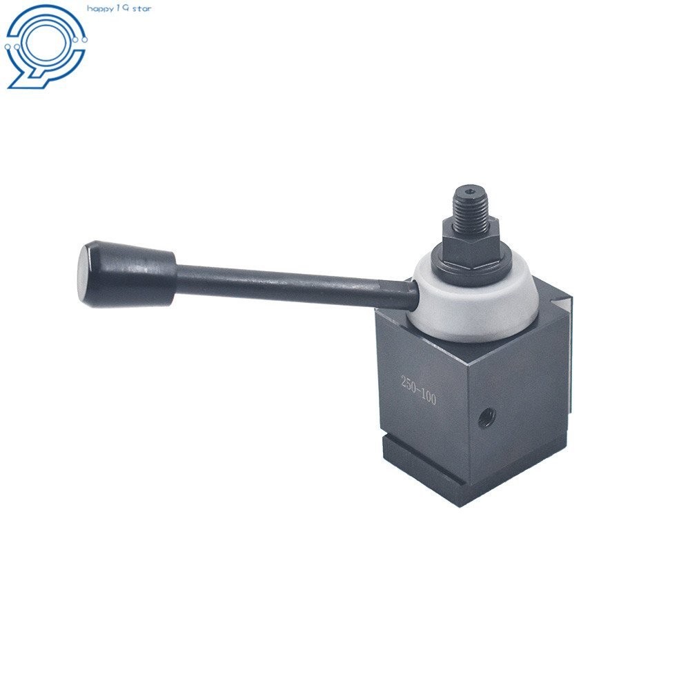AXA 250-100 Piston Type Quick Change Tool Post Holder For Lathe 6-12" 6PC