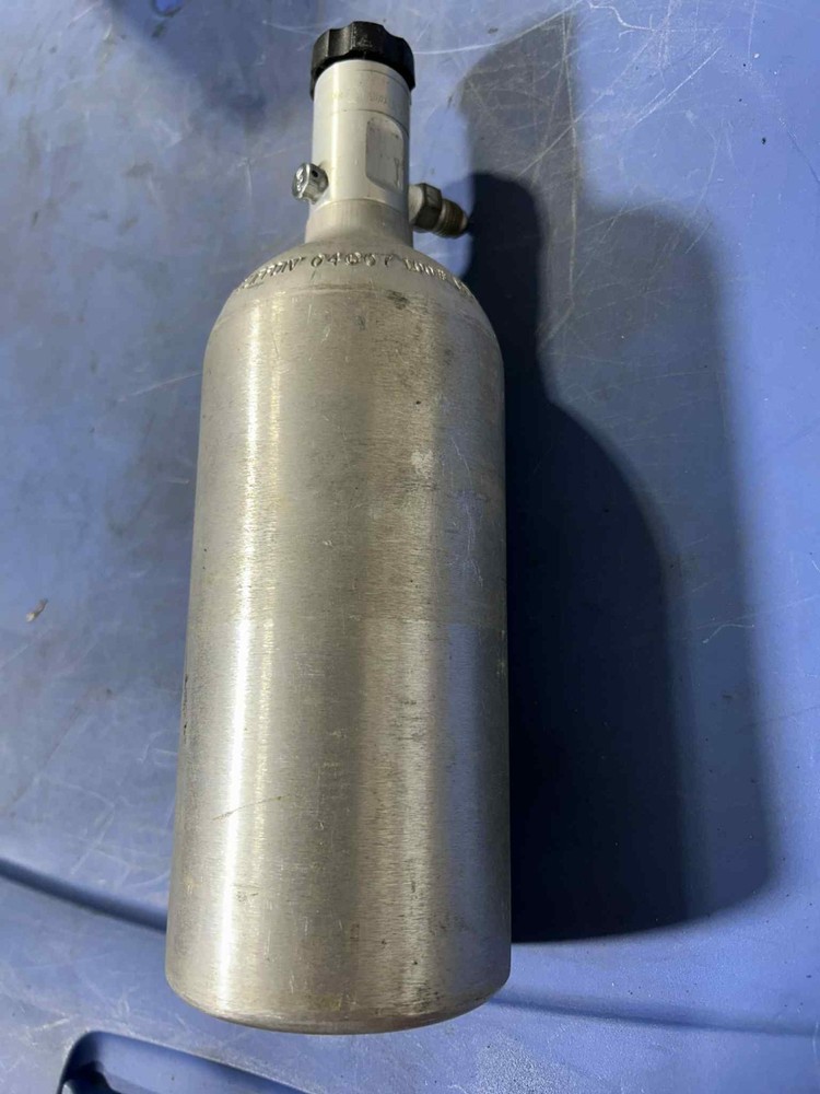 NOS NITROUS OXIDE 1 LB RAW BOTTLE USED WITH VALVE