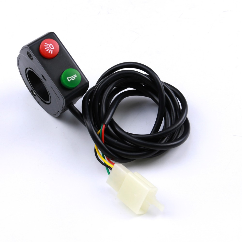 7/8'' Handlebar Horn Head light On/Off Kill Switch For ATV Scooter Motorcycle