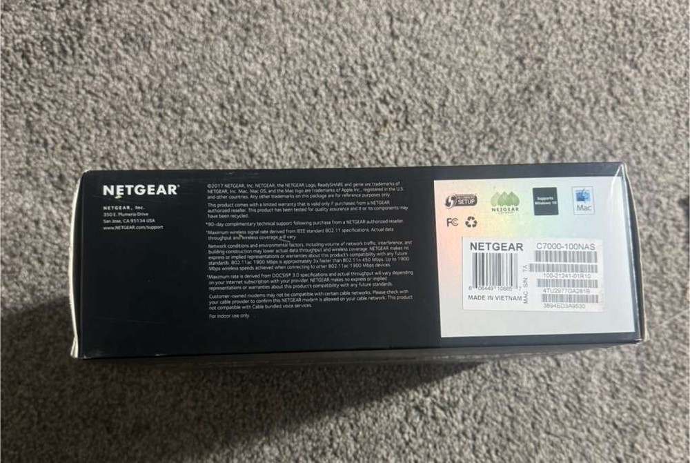 Netgear Nighthawk Modem (C7000-100NAS)