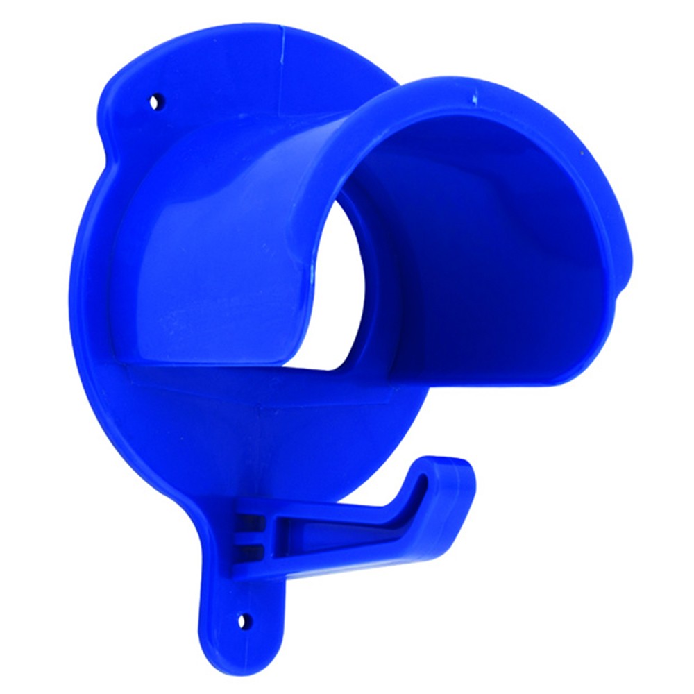 60AI Hilason Wall Mount Abs Plastic Bridle Bracket Hook Blue