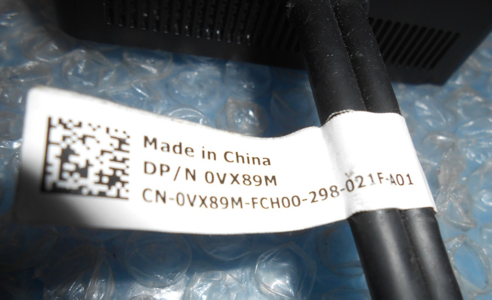 Dell WD19DC Dual USB-C Docking Station Cable K20A VX89M - CABLE ONLY