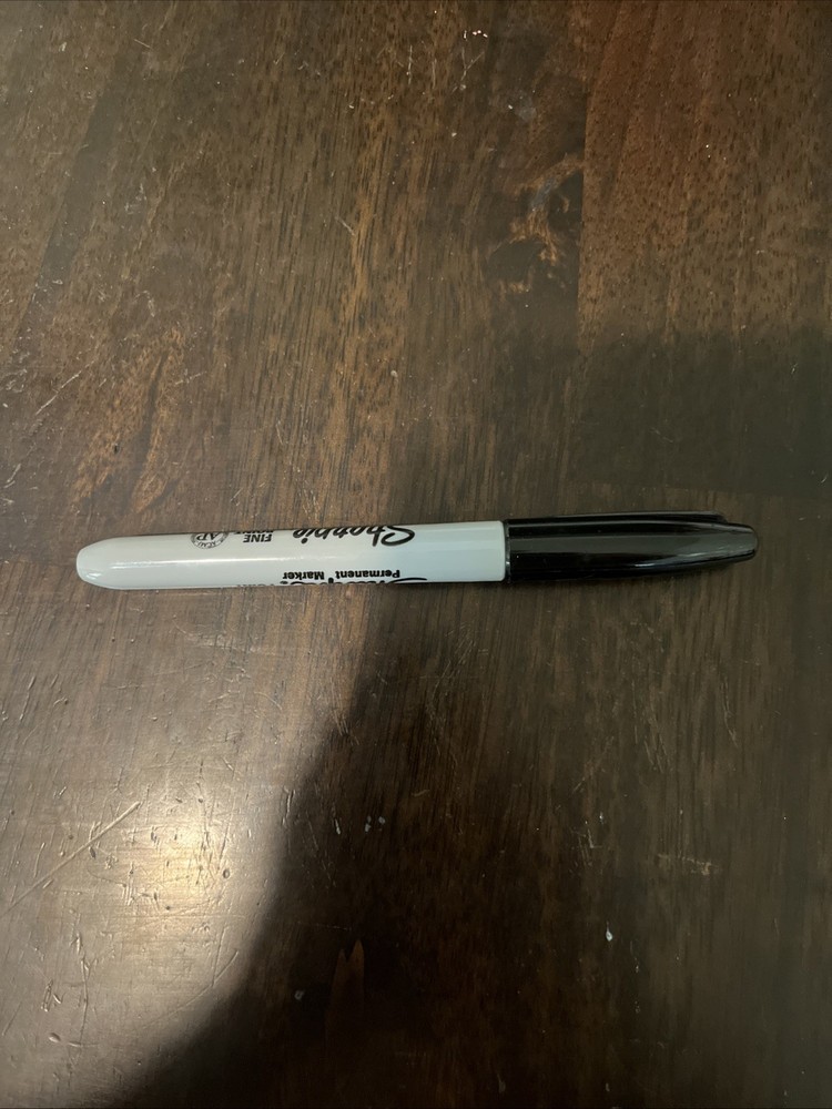 Used Black Sharpie Pen