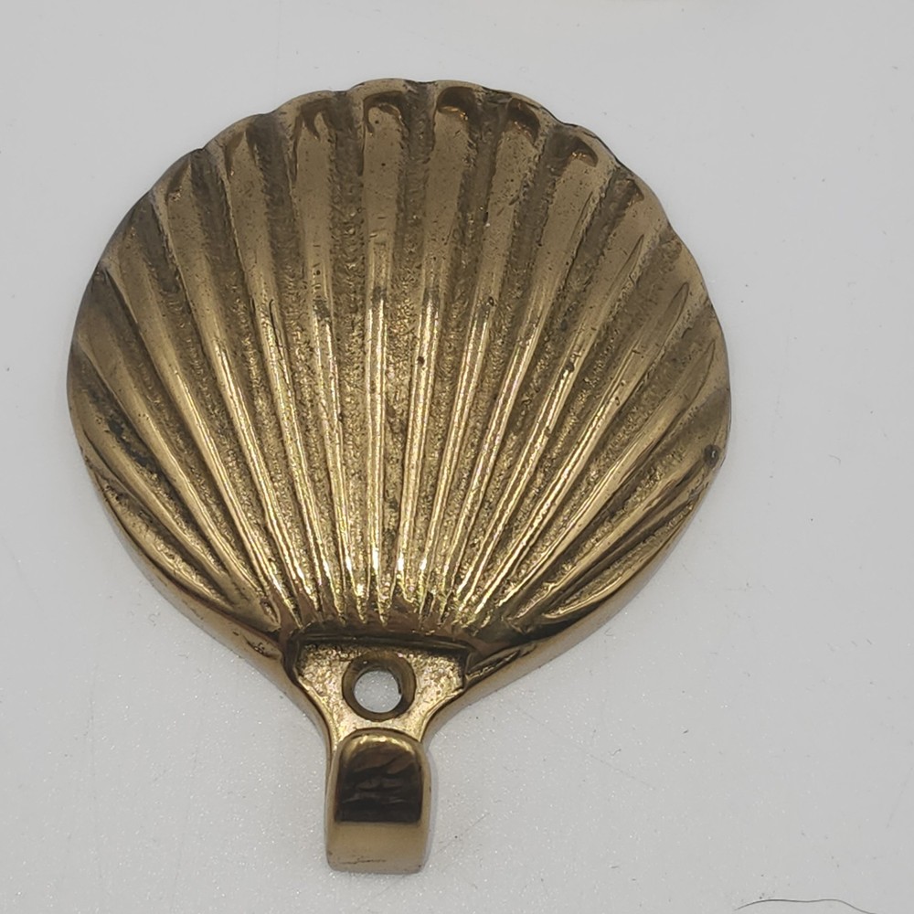 Solid brass Vintage Shell wall Hook seashell