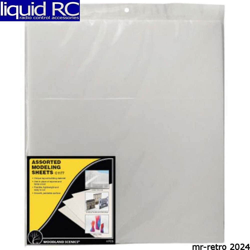 Woodland Scenics C1177 Assorted Modeling Sheets 4