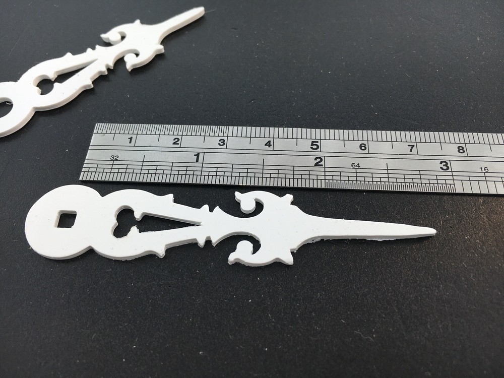 Cuckoo Clock Hand Set White for 14 CM or 6" Dial