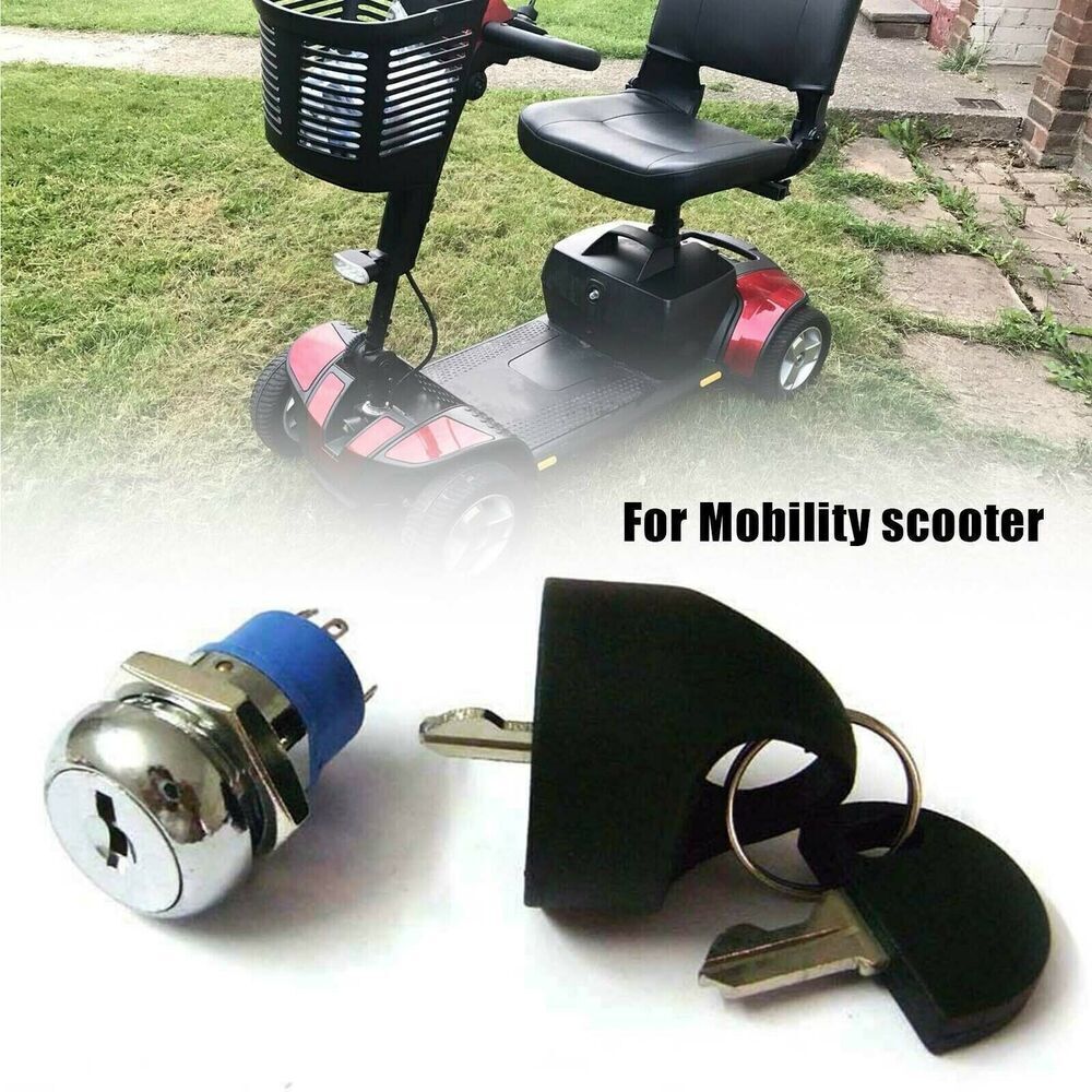 Replacement Mobility Scooter Spare Start On/Off Ignition Switch 2 Keys FOR-PRIUU