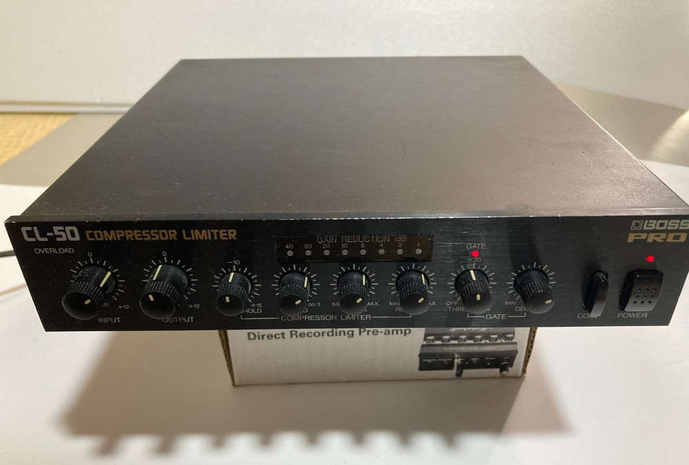 Boss CL-50 Pro Compressor Limiter High performance Half Rack Unit